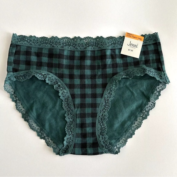 Jenni Intimates Lace Trim Hipster Size S/M/L/XL/XXL  -Buffalo- - Picture 2 of 7